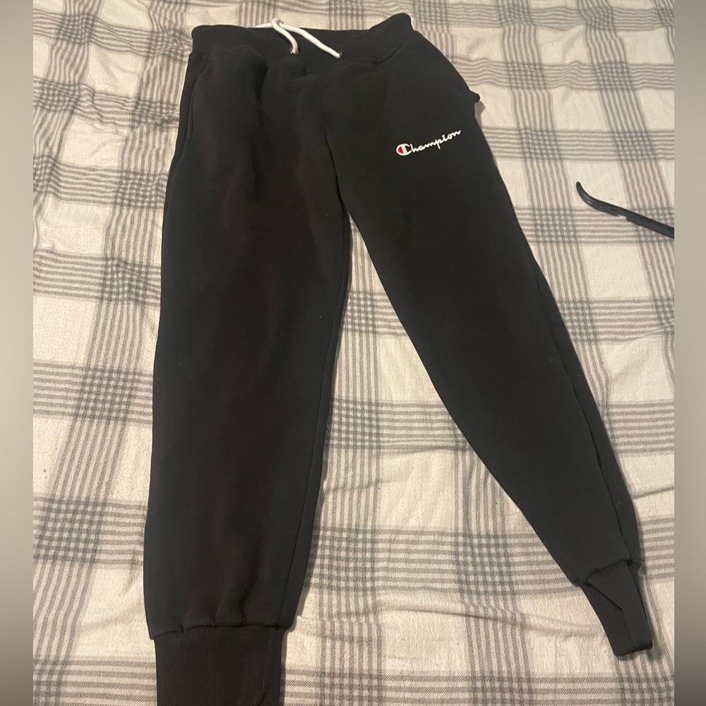 Champion joggers.